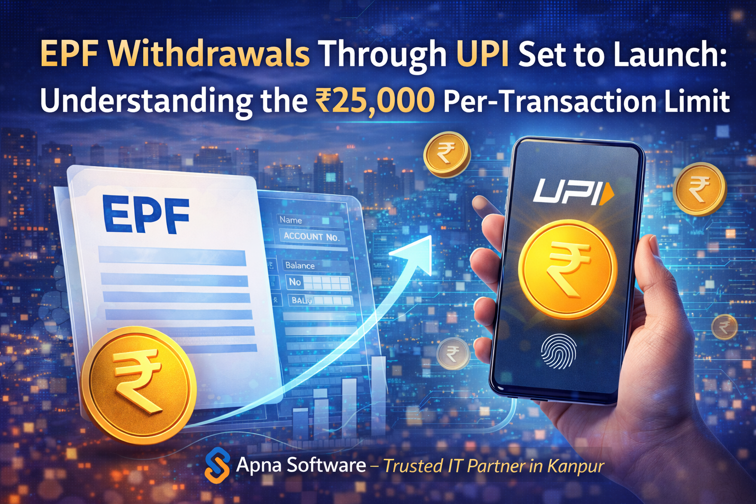 EPF Withdrawals Through UPI Set to Launch: Understanding the ₹25,000 Per-Transaction Limit